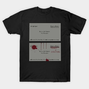 Patrick Bateman cards (pattern) T-Shirt